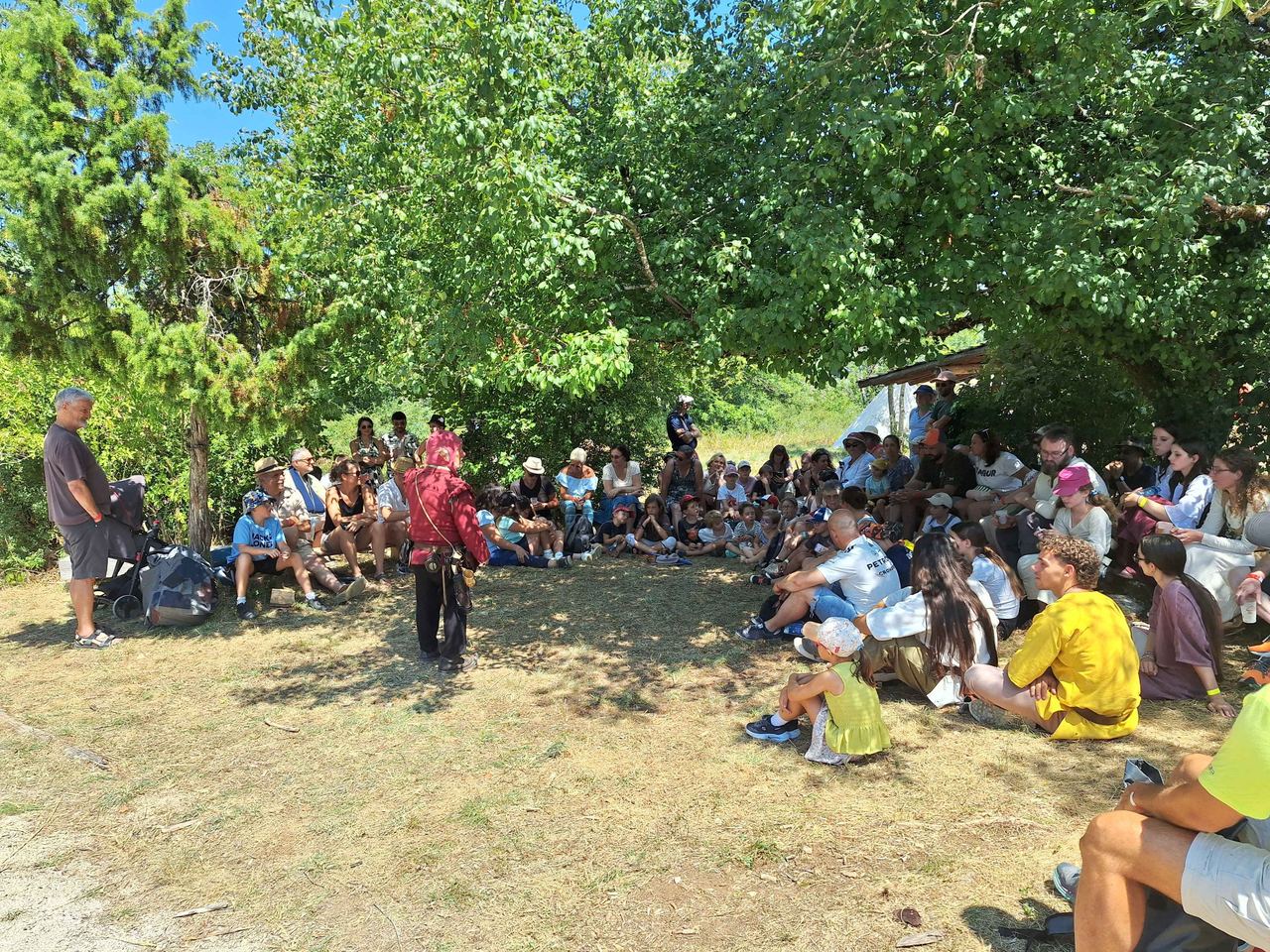 Contes et récits devant le public