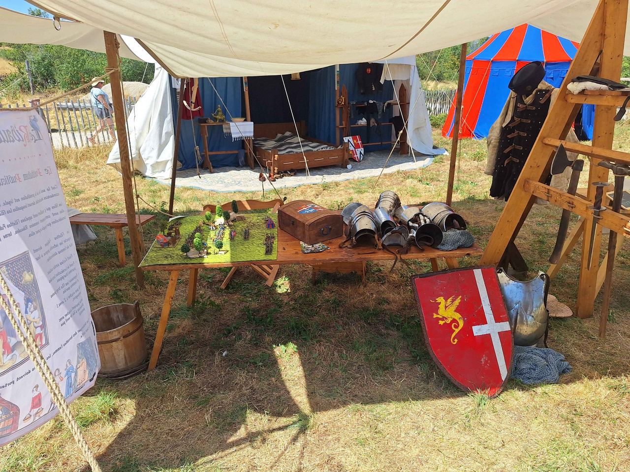 Campement et présentation d’équipements médiévaux